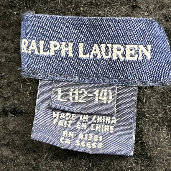 Ralph Lauren 100% cashmere  shawl aran cardigan sweater woman xs kid L woman xs - Picture 7 of 7